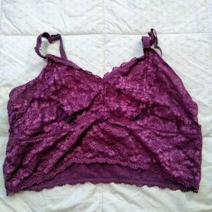 Purple torrid bralette